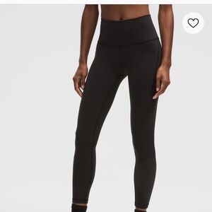 lululemon athletica Wunder train high rise legging with pocket
